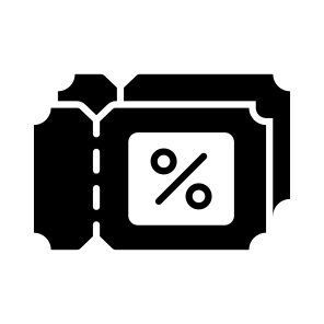 Discount, Coupon, Offer, Voucher, Deals icon