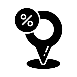 Discount, Location, Navigation, Gps, Offer icon