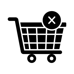 Empty, Cart, Trolley, Remove, Delete icon