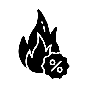 Hot, Sale, Offer, Discount, Promotion, Special icon