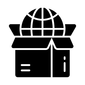 International, Worldwide, Delivery, Shipping, Parcel icon