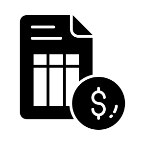 Invoice, Bill, Receipt, Record, Statement icon