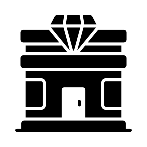 Jewellery, Shop, Store, Diamond, Gemstone icon