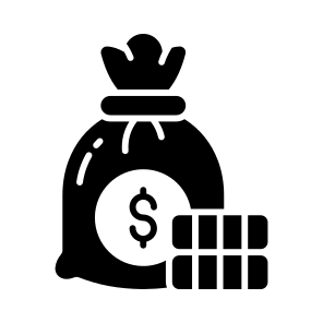 Money, Bag, Sack, Savings, Financial icon