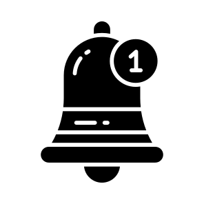 Notification, Bell, Alert, Order, Reminder icon