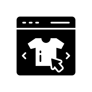Online, Shopping, Ecommerce, Clothing, Store icon