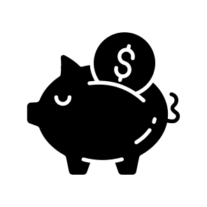 Piggy, Bank, Budgeting, Savings, Banking icon