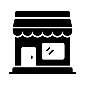 Shop, Store, Marketplace, Awning, Business icon
