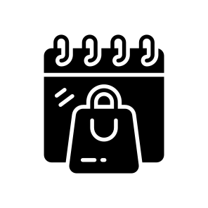 Shopping, Schedule, Planning, Purchase, Bag icon