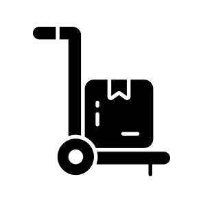 Shopping, Trolley, Handtruck, Cart, Logistics icon