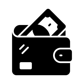 Wallet, Billfold, Purse, Notecase, Cardholder icon