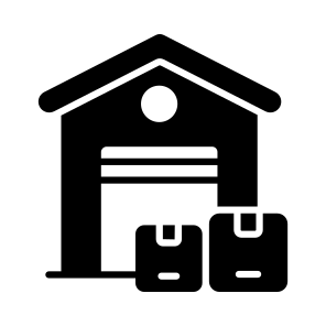 Warehouse, Building, Logistics, Delivery, Storage icon
