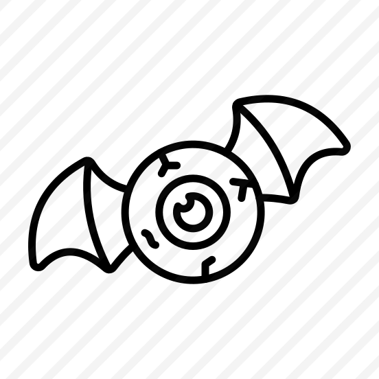 Bat, Eye, Flying, Eyeball, Wings, Spooky, Halloween, preview