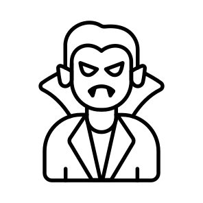 Dracula, Monster, Vampire, Devil, Zombie, Bloodsucker, Halloween, icon