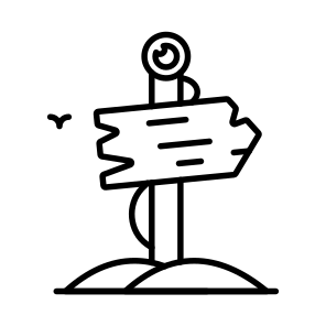 Halloween, Board, Signpost, Signboard, Fingerpost, Direction, Horror, icon