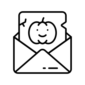 Halloween, Mail, Spooky, Horror, Scary, Haunted, Creepy, icon