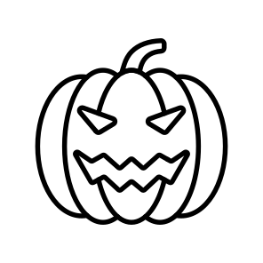 Halloween, Pumpkin, Creepy, Scary, Jack O Lantern, Horror, icon