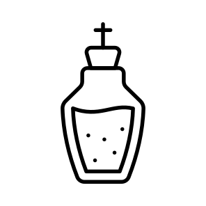 Holy, Water, Sacred, Halloween, Vampire, Protection, Horror, icon