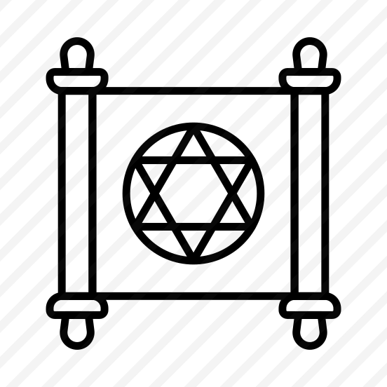 Jewish, Scroll, Sacred, Haunted, Spooky, Halloween, Decoration, preview