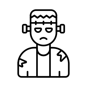 Monster, Head, Halloween, Creepy, Spooky, Haunted, Scary icon
