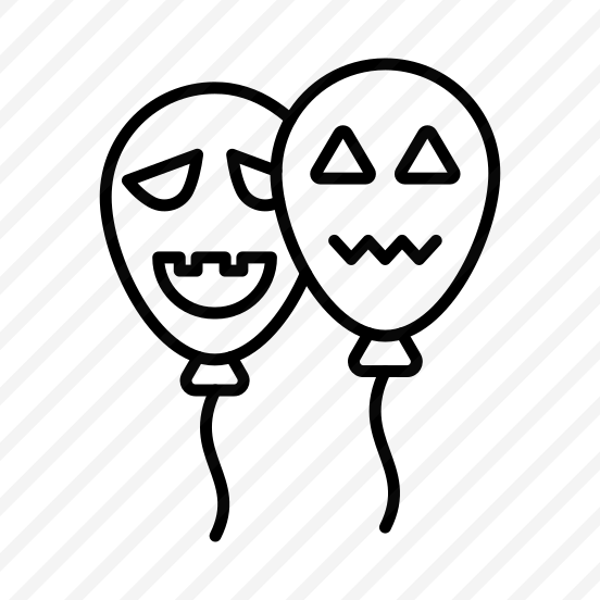 Scary, Balloons, Spooky, Creepy, Eerie, Halloween, Haunted preview