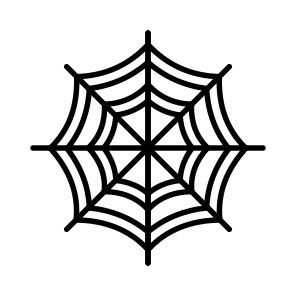 Spider, Web, Cobweb, Spiderweb, Creepy, Haunted, Spooky, icon