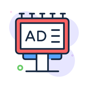 Billboard, Advertising, Marketing, Promotion, Campaign icon