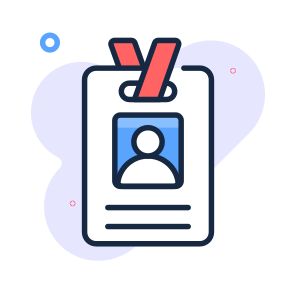 Employee, Card, Id, Identification, Business icon