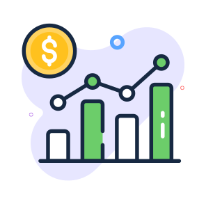 Financial, Analysis, Business, Growth, Money icon
