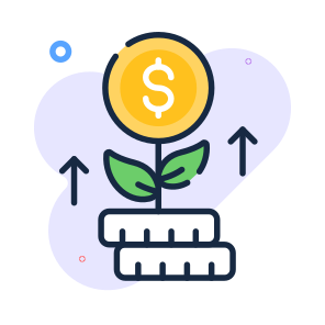 Financial, Growth, Money, Finance, Profit icon