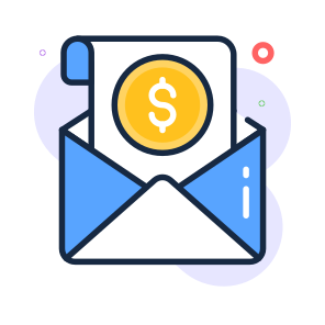 Financial, Mail, Email, Marketing, Campaign icon