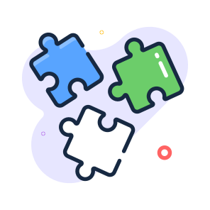 Puzzle, Solution, Teamwork, Business, Management icon