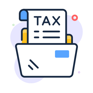 Tax, File, Finance, Document, Folder icon