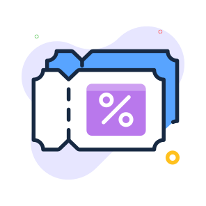 Discount, Coupon, Offer, Voucher, Deals icon