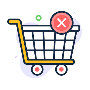 Empty, Cart, Trolley, Remove, Delete icon