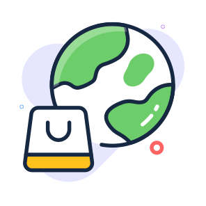 Global, International, Shopping, Online, Shop, icon