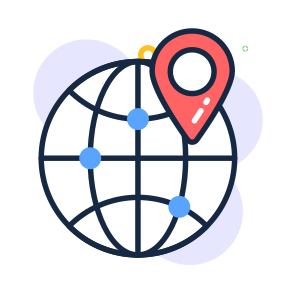 Global, Location, Worldwide, International, Navigation icon