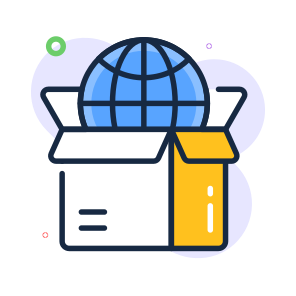 International, Worldwide, Delivery, Shipping, Parcel icon
