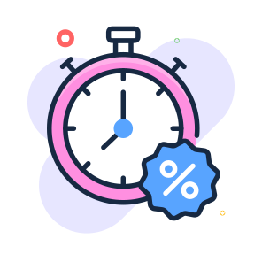Limited, Time, Offer, Stopwatch, Discount icon