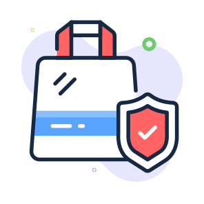 Secure, Shopping, Bag, Online, Security icon