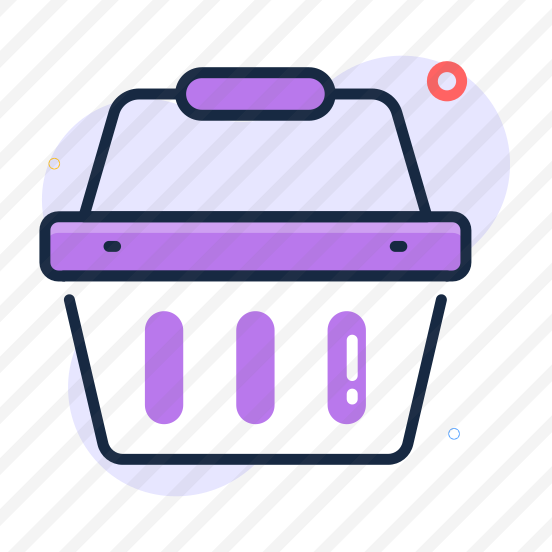 Shopping, Basket, Cart, Handbasket, Bucket preview