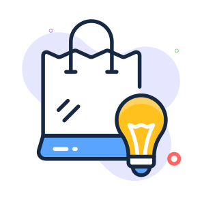 Shopping, Idea, Creative, Online, Marketing icon