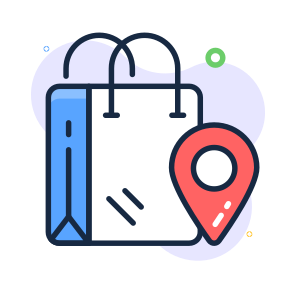 Shopping, Location, Navigation, Store, Shop icon