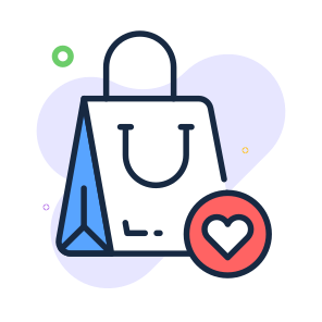 Shopping, Love, Online, Ecommerce, Favorite icon