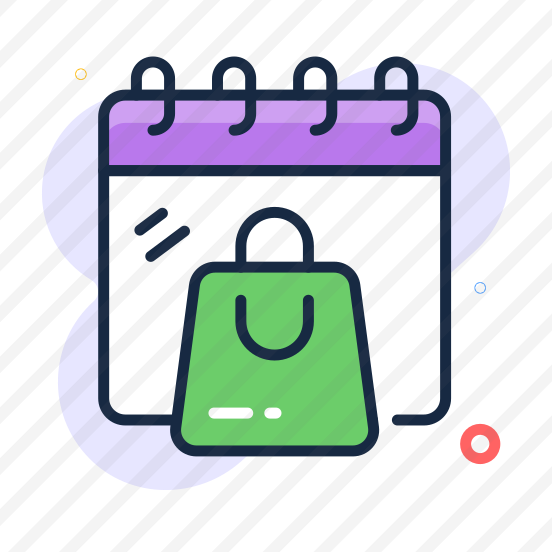 Shopping, Schedule, Planning, Purchase, Bag preview