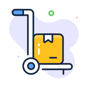 Shopping, Trolley, Handtruck, Cart, Logistics icon