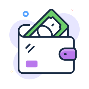 Wallet, Billfold, Purse, Notecase, Cardholder icon