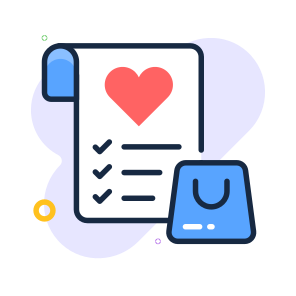 Wishlist, Checklist, Save, Favorite, Online icon