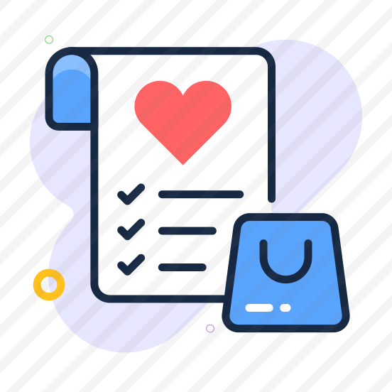 Wishlist, Checklist, Save, Favorite, Online preview