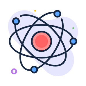Atom, Molecule, Science, Chemistry, Education icon